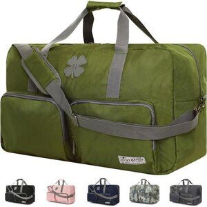 Large Travel Duffel Bag 65L Foldable Weekender Gym Overnight Carry On Luggage